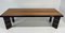 Italian Art Deco Walnut, Gold Leaf and Black Lacquered Table, 1940s, Image 3