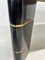 Italian Art Deco Walnut, Gold Leaf and Black Lacquered Table, 1940s, Image 8