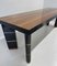 Italian Art Deco Walnut, Gold Leaf and Black Lacquered Table, 1940s, Image 6