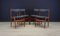 Chaises Mid-Century en Palissandre, Danemark, Set de 4 2