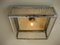 Vintage Ceiling Lamp with Plastic Sheets in Chrome Frame 5