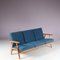 GE240 Cigar Sofa by Hans J. Wegner for Getama, Denmark, 1950s 5