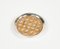 Untersetzer aus Acrylglas, Rattan & Silber im Stil von Christian Dior, Italien, 1970er, 6 . Set 7