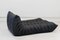 Togo Chaise Lounge in Black Leather byy Michel Ducaroy for Ligne Roset, 1974 7