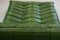 Togo Chaise Lounge in Greenleather attributed to Michel Ducaroy for Ligne Roset, 1974 16