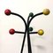 French Standing Coat & Hat Stand with Colored Balls, 1960s 5