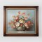 Edmond Sanders, Vase with Flowers, 1950s, Oil on Canvas, Framed 1