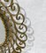 Golden Round Forge Mirror, Image 3