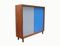 Credenza in noce blu e grigia, anni '60, Immagine 7