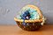 Large Art Deco Fruit Basket in Ceramic, 1920s, Image 1