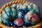 Large Art Deco Fruit Basket in Ceramic, 1920s, Image 9
