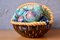 Large Art Deco Fruit Basket in Ceramic, 1920s, Image 5
