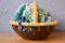 Large Art Deco Fruit Basket in Ceramic, 1920s, Image 4
