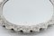 Vintage 900 Silver Floral Repoussé Hanging Mirror, 1940s 5