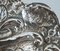 Vintage 900 Silver Floral Repoussé Hanging Mirror, 1940s 4