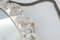 Miroir Suspendu Floral 900 Vintage en Argent, 1940s 6