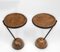 Tavolini Pudding Bowl in quercia e acciaio di Sculptor Philip Hearsey, anni '90, set di 2, Immagine 2
