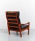 Mid-Century Highback Chair & Ottoman by Illum Wikkelsø for Niels Eilersen, Set of 2 3