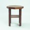 Art Deco Amsterdam School Sidetable in Oak and Ebony attributed to Napoleon Le Grand, the Netherlands, 1920s, Image 4