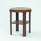 Art Deco Amsterdam School Sidetable in Oak and Ebony attributed to Napoleon Le Grand, the Netherlands, 1920s, Image 1