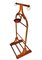 Vintage Art Deco Grand Simulated Bamboo and Wood Valet Stand, 1920s, Set of 2 3