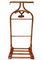 Vintage Art Deco Grand Simulated Bamboo and Wood Valet Stand, 1920s, Set of 2 5