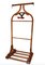 Vintage Art Deco Grand Simulated Bamboo and Wood Valet Stand, 1920s, Set of 2 4