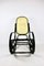 Schwarzer Vintage Schaukelstuhl von Michael Thonet 9