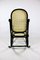 Schwarzer Vintage Schaukelstuhl von Michael Thonet 7