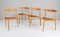 FH4103 Heart Esszimmerstühle von Hans Wegner für Fritz Hansen, Dänemark, 1950er, 4er Set 1