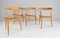 FH4103 Heart Esszimmerstühle von Hans Wegner für Fritz Hansen, Dänemark, 1950er, 4er Set 2