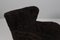 Swedish Lounge Chair in Lambskin, 1940s 3