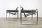 Grey Leather Wassily Chairs by Marcel Breuer, 1970s, Set of 2, Image 2