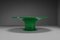 Oval Dining Table in Green Polyester attributed to Ferreiri & Gardella for Kartell, 1969 3