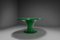 Oval Dining Table in Green Polyester attributed to Ferreiri & Gardella for Kartell, 1969 8