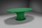 Oval Dining Table in Green Polyester attributed to Ferreiri & Gardella for Kartell, 1969 2