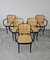 Black Dining Armchairs attributed to Josef Hoffmann for Mundus, Yugoslaviam, 1960s 2