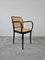 Black Dining Armchairs attributed to Josef Hoffmann for Mundus, Yugoslaviam, 1960s 3