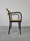 Black Dining Armchairs attributed to Josef Hoffmann for Mundus, Yugoslaviam, 1960s 4