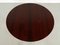 Round Italian Rosewood Dining Table, 1960s 4