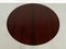 Round Italian Rosewood Dining Table, 1960s, Image 4
