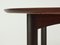 Round Italian Rosewood Dining Table, 1960s 7