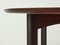 Round Italian Rosewood Dining Table, 1960s, Image 7