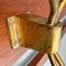 Portemanteau Mural Mid-Century Moderne en Bois et Laiton, Italie, 1960s 12