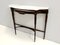 Ebonized Beech Console Table with Portuguese Pink Marble Top, Italy, 1950s 7