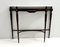 Ebonized Beech Console Table with Portuguese Pink Marble Top, Italy, 1950s 6