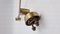 Wall Light Double Jointed Arm and Black Cone by Angelo Lelli for Arredoluce, 1950s, Image 10