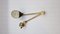 Wall Light Double Jointed Arm and Black Cone by Angelo Lelli for Arredoluce, 1950s, Image 7