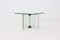 Moderner italienischer Mid-Century Glas Beistelltisch, 1970er 6