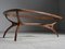 Mesa de centro vintage de Giuseppe Scapinelli, años 50, Imagen 5